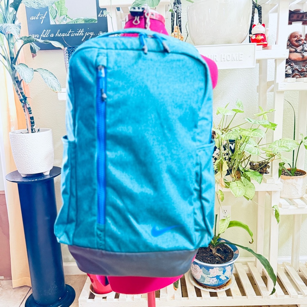 Nike Pro Adapt Backpack Vapor Power Green Blue School Book Bag Gym Laptop bag